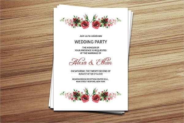 modern rustic wedding invitations