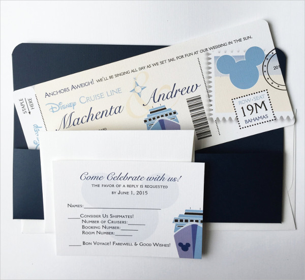 disney pocket wedding invitations