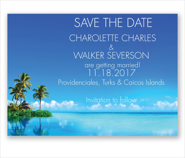 destination beach wedding invitations