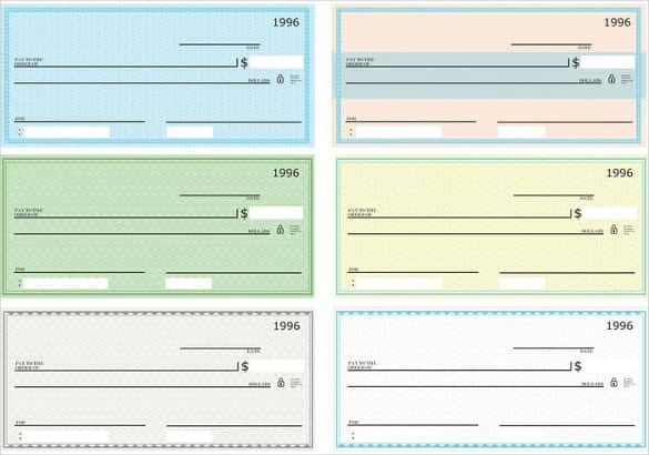 Fake Check Template For Presentation 9122