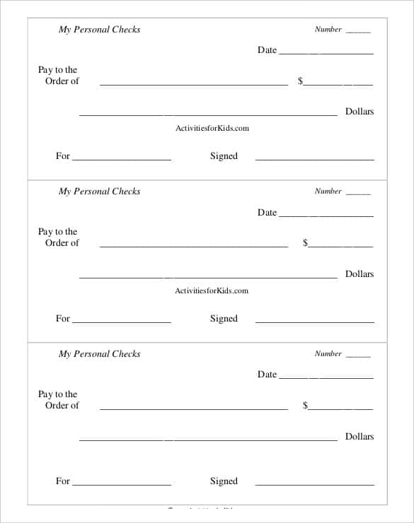 28+ Blank Check Template DOC, PSD, PDF & Vector Formats