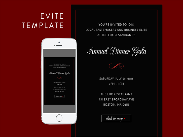 corporate email event invitation template