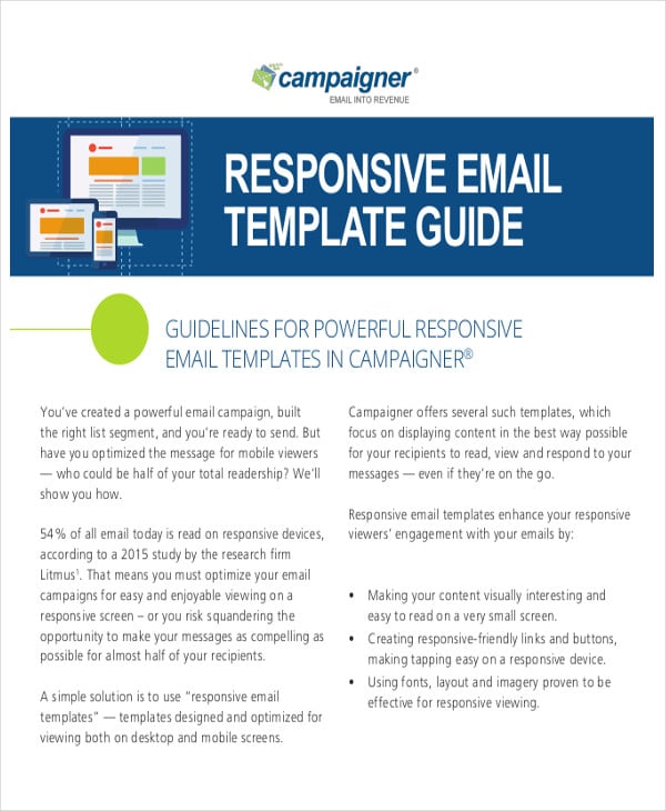 email template printable