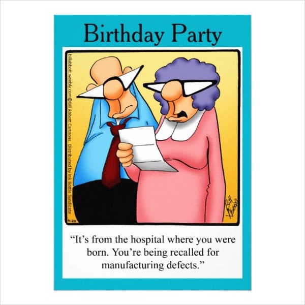 funny birthday party invitation4