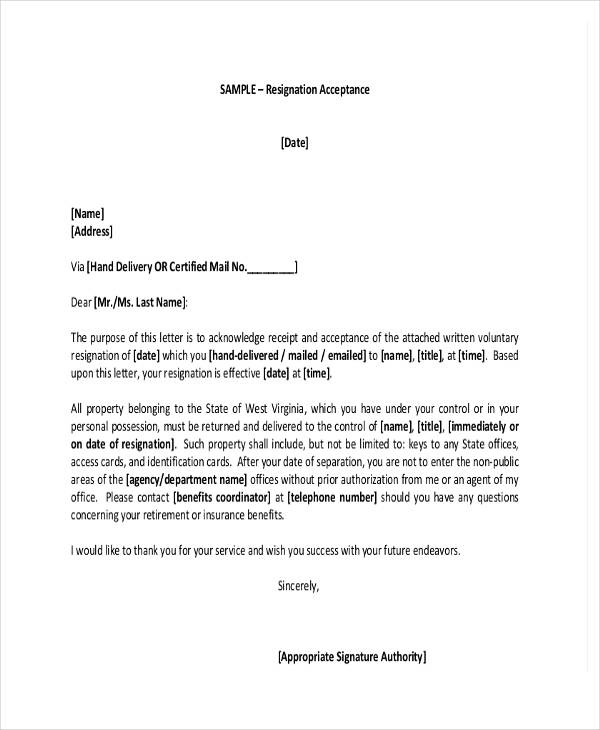 34+ Free Resignation Letter Templates PDF, DOC