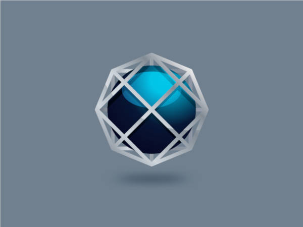 d sphere logo