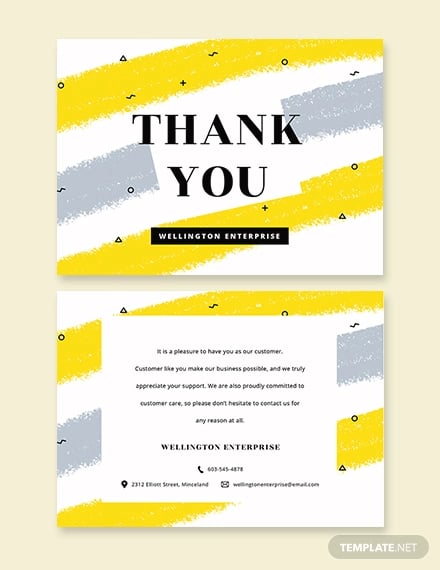 18 Business Thank You Cards Free Premium Templates