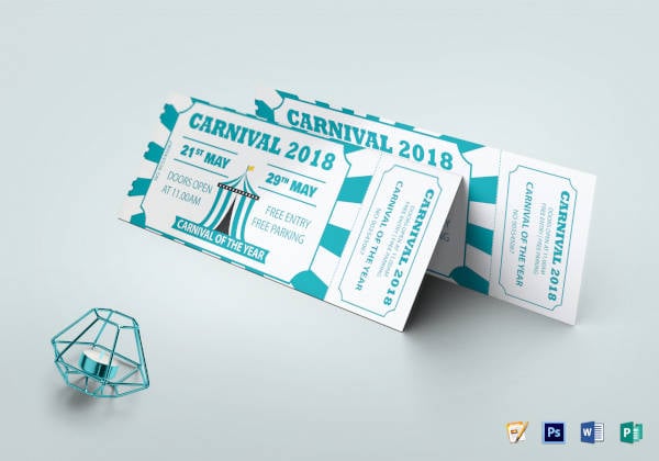 Fillable Online CARNIVAL TICKET PRESALE FORM Fax Email Print