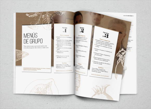company catering brochure