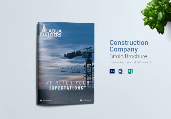 construction-company-bi-fold-brochure-template