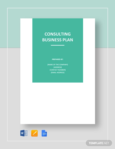 18  Consulting Business Plan Templates Free Word PDF Format Download