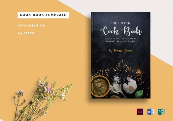 cookbook catalog template