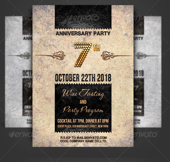 corporate anniversary invitation