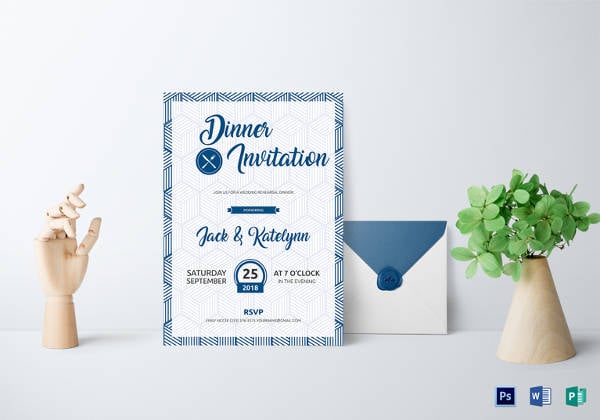 dinner party invitation template