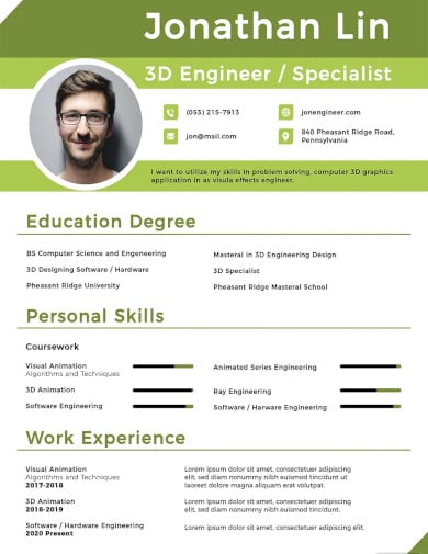 engineering-student-fresher-resume-template