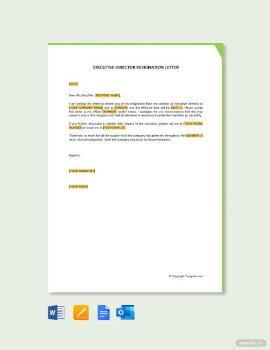 53+ Resignation Letter Templates in PDF | Free & Premium Templates