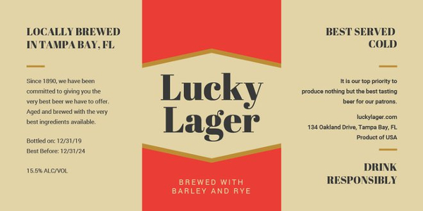 12+ Vintage Bottle Label Templates - Free Printable PSD, Word, PDF ...