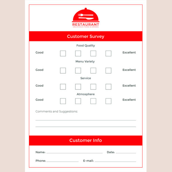 free comment card template
