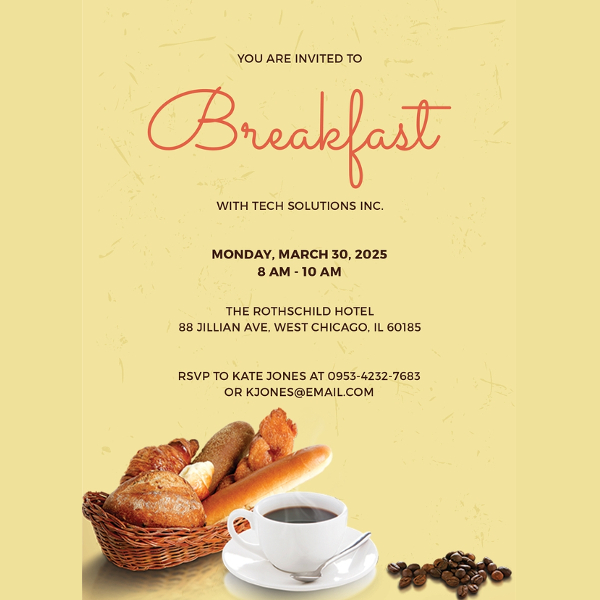 free-company-breakfast-invitation-template