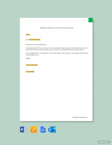 20+ Gift Letter Templates - Word, PDF