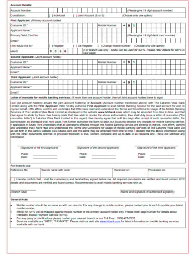 imps remittance fund transfer application letter