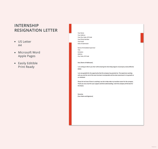 internship-resignation-letter-template
