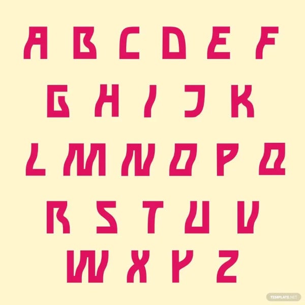 letter alphabets template
