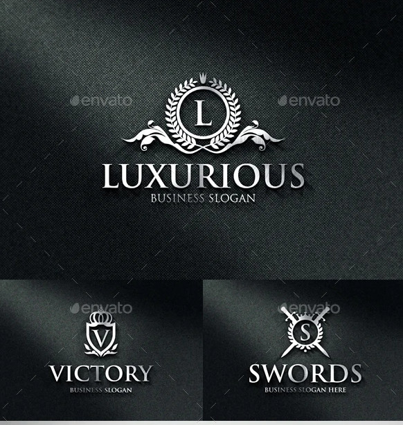 luxurious-royal-boutique-crest-logos