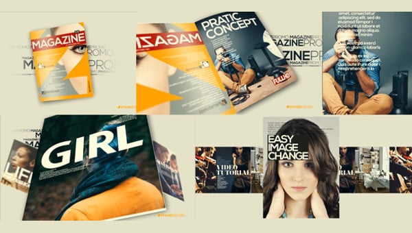 magazine after effects templates