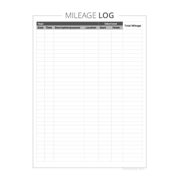 26+ Free Log Templates - Daily, Maintenance, Call, Mileage