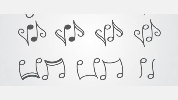 Vector Illustration Of Doodle Handdrawn Sound Notation And Music Notes  Vector, Rat Drawing, Music Drawing, Music Note Drawing PNG and Vector with  Transparent Background for Free Download