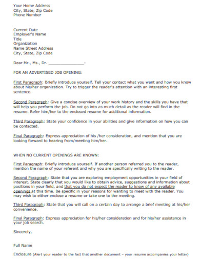 15+ Internship Job Application Letters- Free Word, PDF Format Download