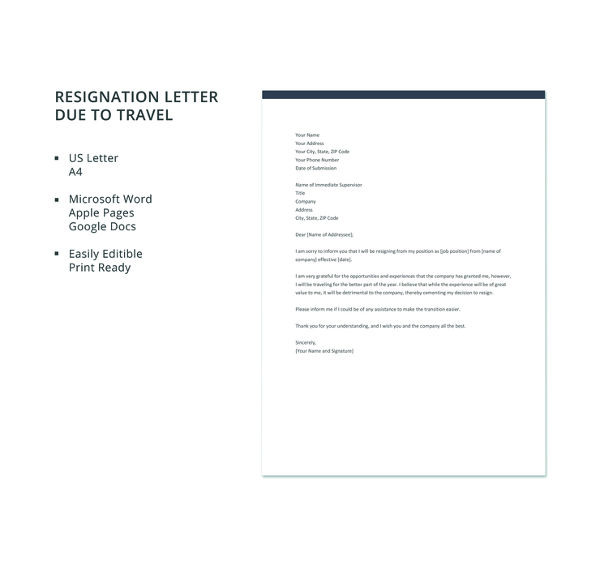 resignation-letter-template-due-to-travel