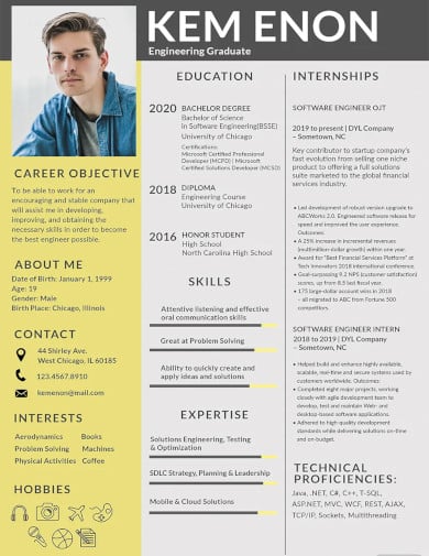 resume-format-for-engineering-freshers-template