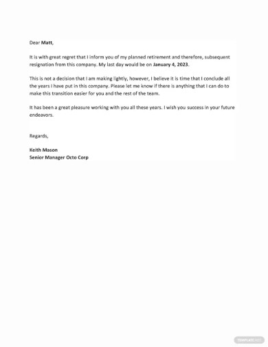 53+ Resignation Letter Templates in PDF | Free & Premium Templates