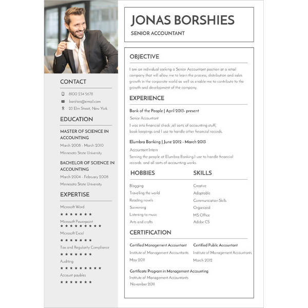 35+ Experienced Resume Format Templates - PDF, DOC