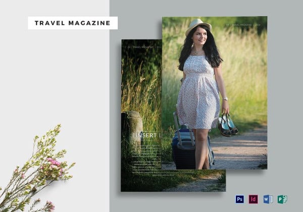 travel magazine template