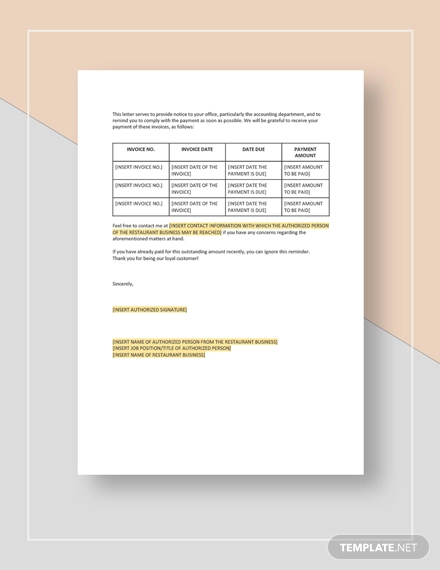 11+ Late Payment Letter Templates - Word, Google Docs, Pages