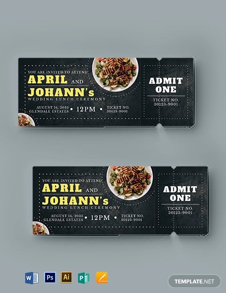 Free Event Ticket Template For Mac