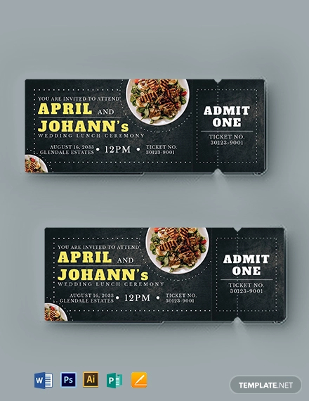 Free Event Ticket Template For Mac