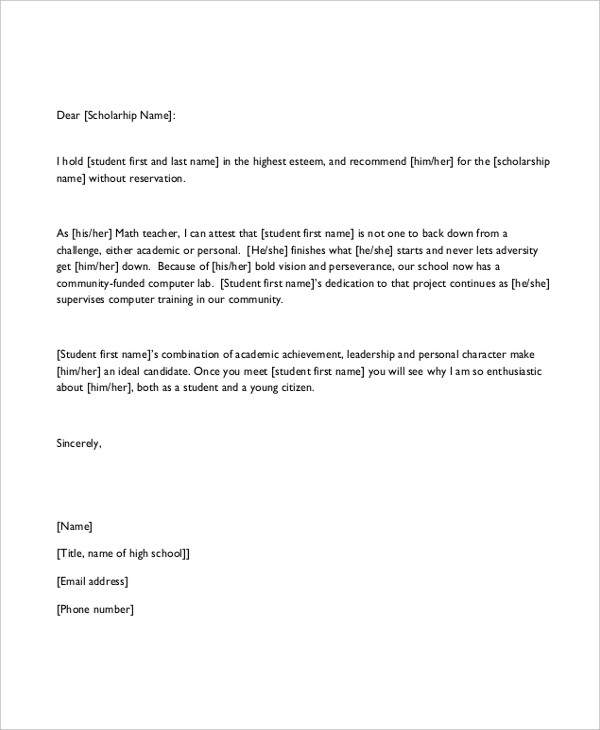 36+ Recommendation Letter Templates in PDF | Free & Premium Templates