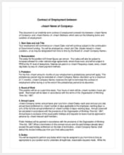 part-time-employment-contract-template
