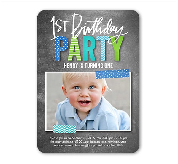 st birthday invitation card