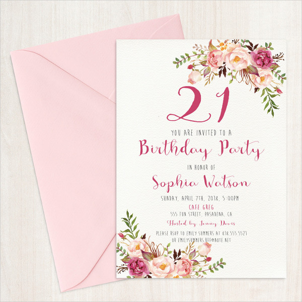 31 Examples Of Birthday Invitation Designs PSD AI