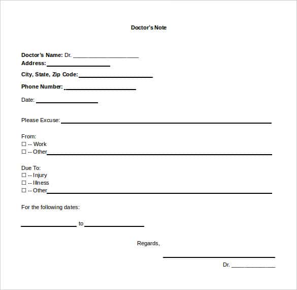 free download doctors note template sample min