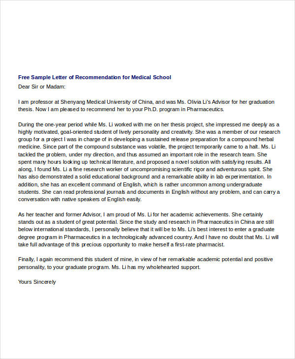 Recommendation Letter For Phd Student From Professor from images.template.net