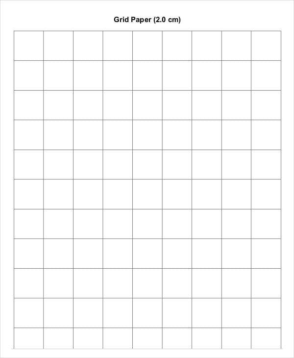 printable square grid paper template