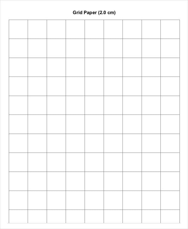 printable grid paper template 12 free pdf documents