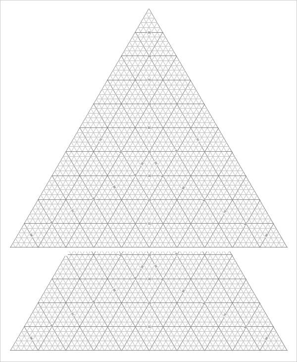 free printable ternary grid graph paper