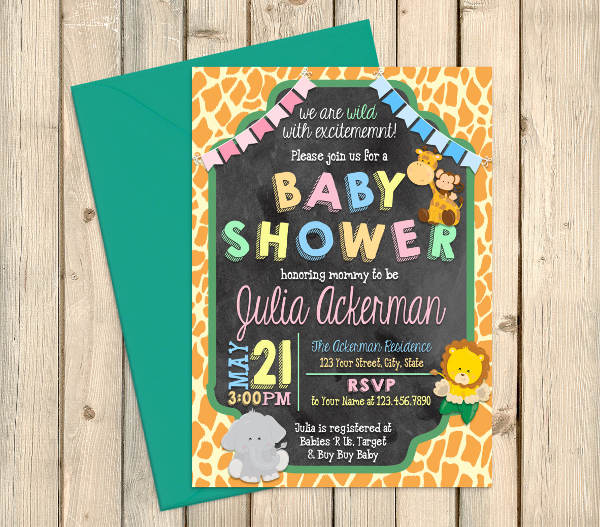 63+ Unique Baby Shower Invitations - Word, PSD, AI | Free ...